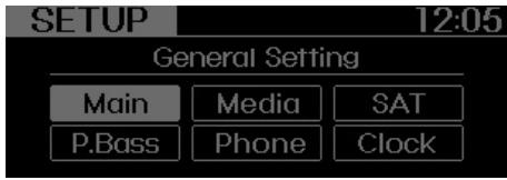 KIA SOUL - Bouton SETUP - 1