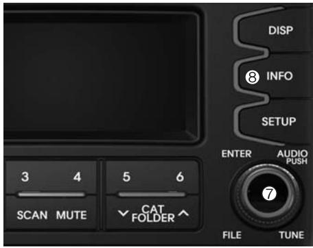 KIA SOUL - Bouton 6 (MENU) - 1