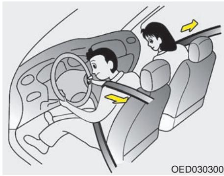 KIA SOUL - Mise en GARDE - guide de ceinture de sécurité - 1