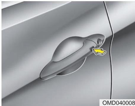 KIA SOUL - Fonctionnement de la smart key - 1
