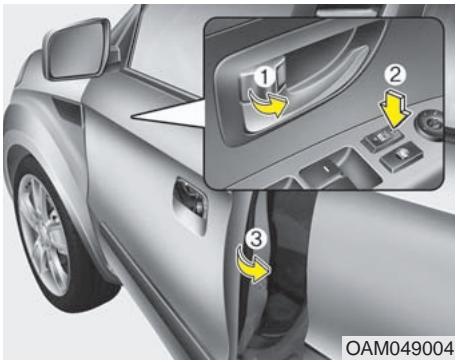 KIA SOUL - Actionner les serrures de porte de l'extérieur du véhicule - 1
