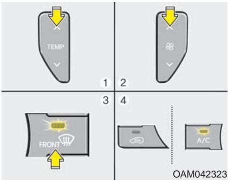 KIA SOUL - Dégivrage de la face intérieure du pare-brise - 1