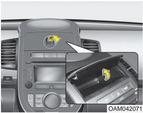 KIA SOUL - Boîte à gants - 1