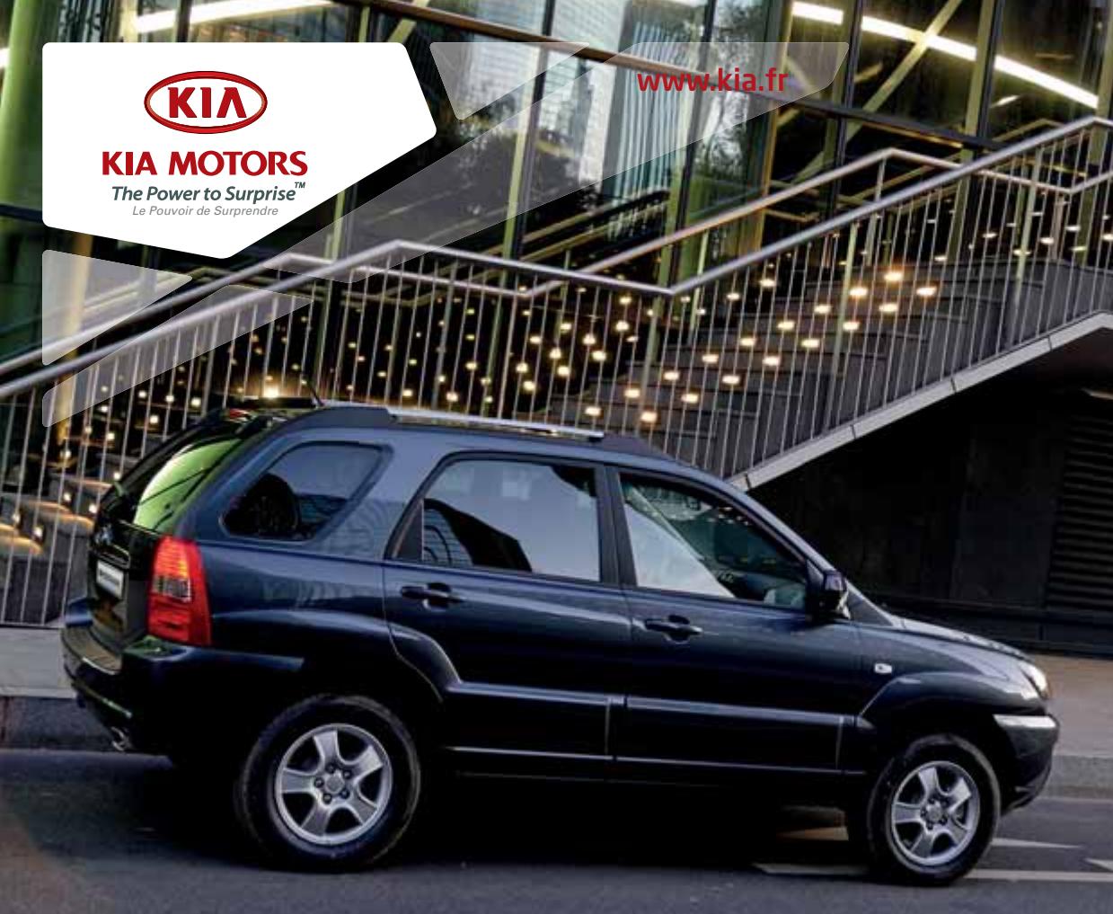 KIA SPORTAGE - Spécifications techniques KIA sportage - 1