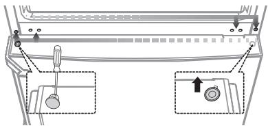 SAMSUNG RL4352LBASP - Inverser l'ouverture de la porte (uniquement pour les modeles RL4003RBA**, RL4013J(S)BA**, RL4323**, RL4353**, RL4352**) - 14