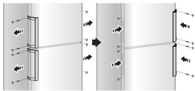 SAMSUNG RL4352LBASP - Inverser l'ouverture de la porte (uniquement pour les modeles RL4003RBA**, RL4013J(S)BA**, RL4323**, RL4353**, RL4352**) - 23