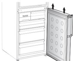 SAMSUNG RL4352LBASP - Inverser l'ouverture de la porte (uniquement pour les modeles RL4003RBA**, RL4013J(S)BA**, RL4323**, RL4353**, RL4352**) - 10