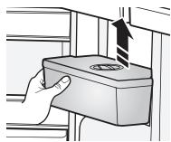 SAMSUNG RL4352LBASP - Utilisation du distributeur d'eau (en OPTION) - 1