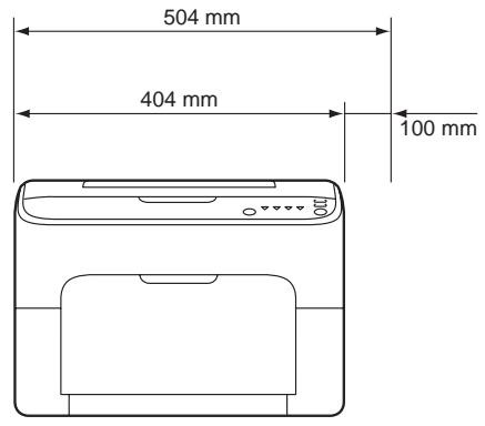 EPSON C1600 - Espace requis - 1