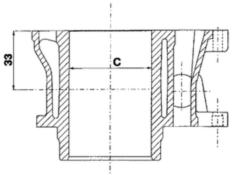 PIAGGIO X7 - Cylinder - piston assay. - 1