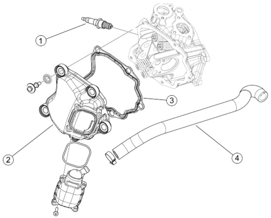 PIAGGIO X7 - Cylinder head cover - 1