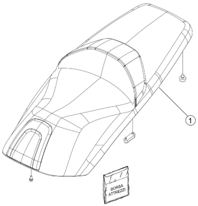 PIAGGIO X7 - Seat - 1