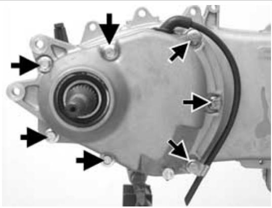 PIAGGIO X7 - Removing the hub cover - 1