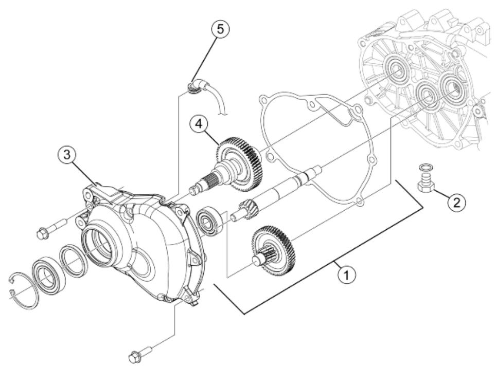 PIAGGIO X7 - Final gear assay. - 1