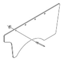 PIAGGIO X7 - Rear side fairings - 1