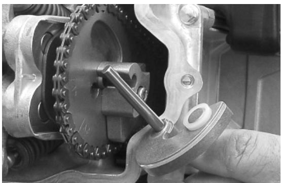 PIAGGIO X7 - Removing the timing system drive - 2