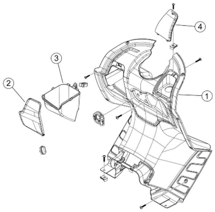 PIAGGIO X7 - Rear cover - 1