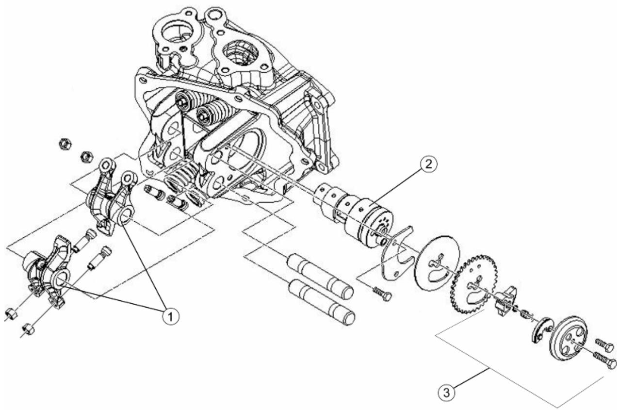 PIAGGIO X7 - Rocker arms support assy. - 1