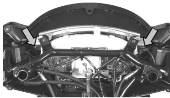 PIAGGIO X7 - Rear handlebar cover - 1