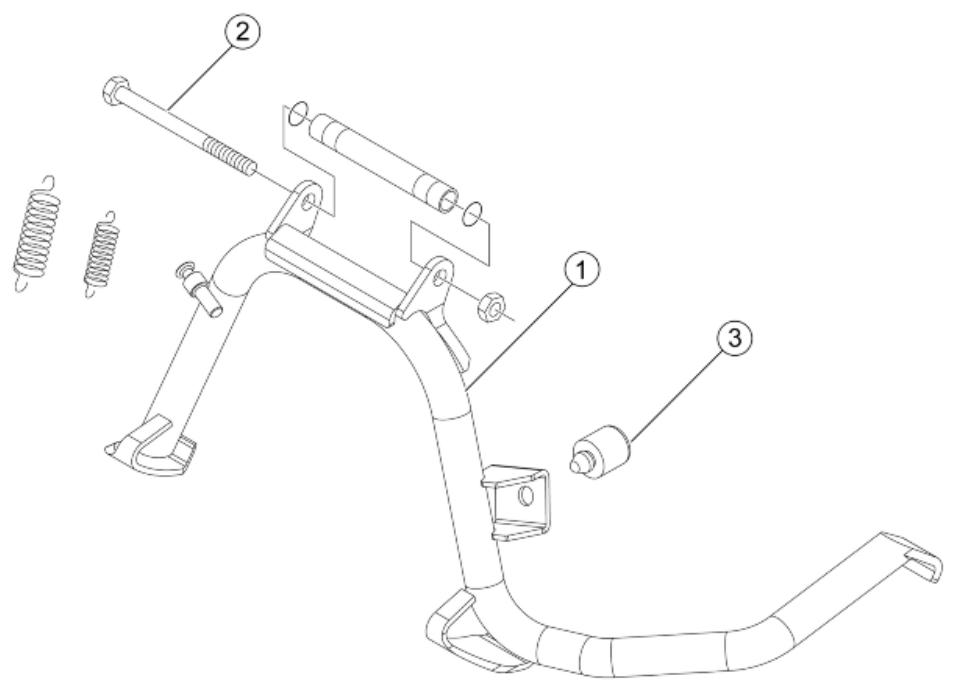 PIAGGIO X7 - Centre-stand - 1