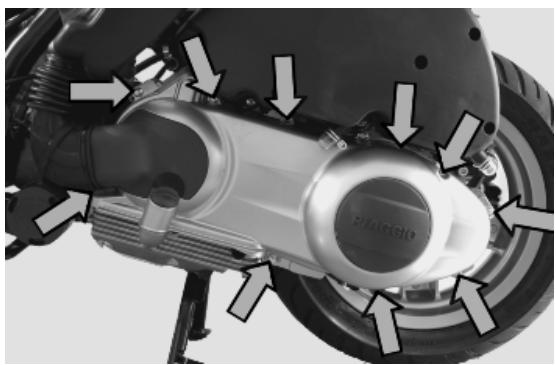 PIAGGIO X7 - Locking torques (N^*m) - 1
