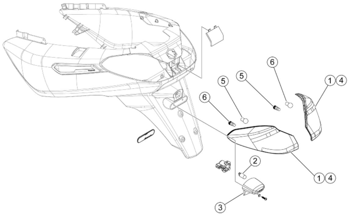 PIAGGIO X7 - Turn signal lights - 1