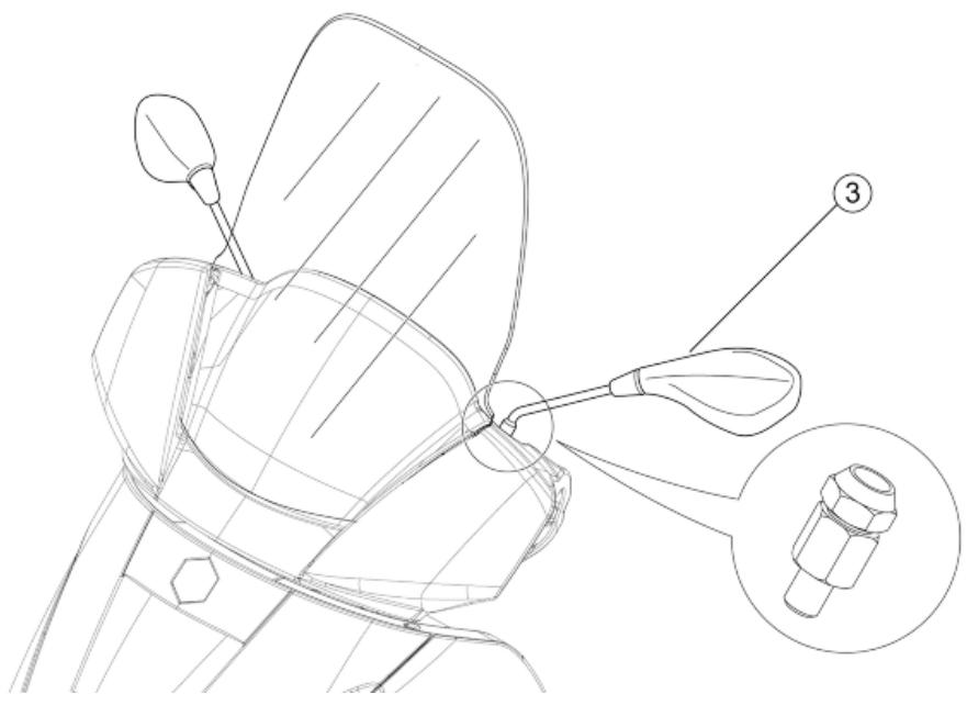 PIAGGIO X7 - Legshield spoiler - 2