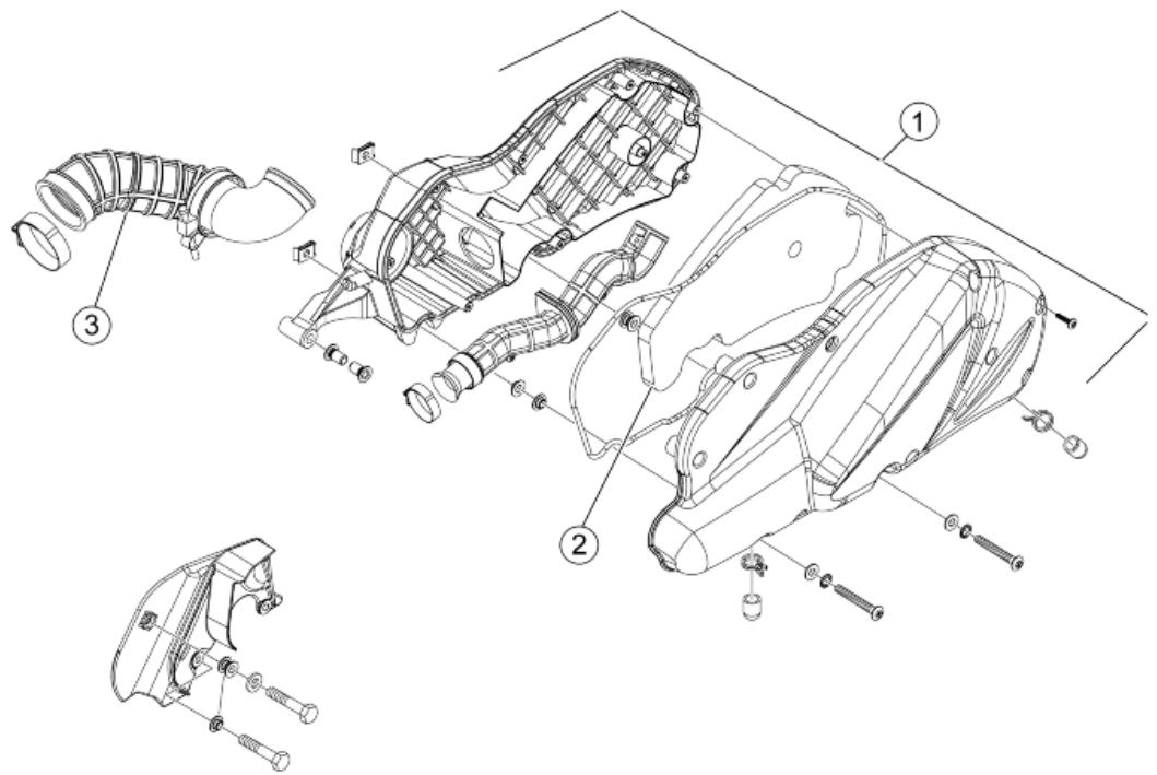 PIAGGIO X7 - Air cleaner - 1