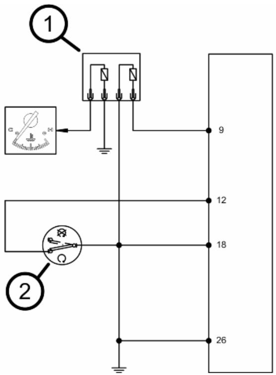 PIAGGIO X7 - Coolant temperature sensor - 1