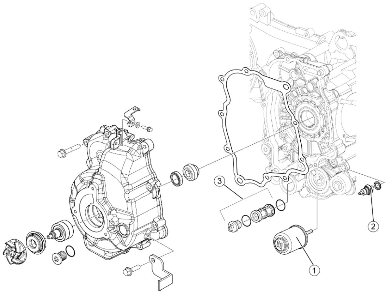 PIAGGIO X7 - Cylinder head cover - 2