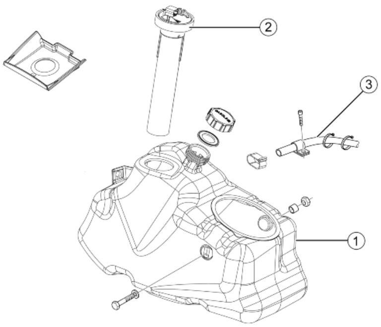 PIAGGIO X7 - Fuel tank - 1