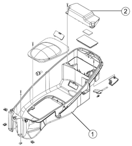 PIAGGIO X7 - Helmet bay - 1