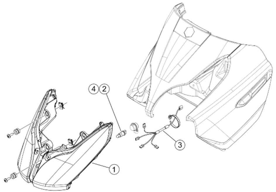 PIAGGIO X7 - Turn signal lights - 2