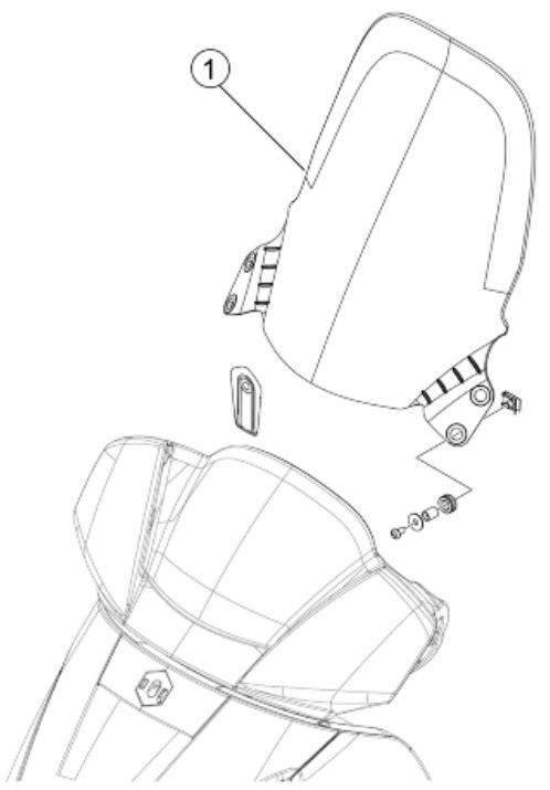 PIAGGIO X7 - Windscreen - 1