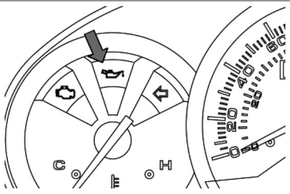 PIAGGIO X7 - Oil pressure warning light - 1