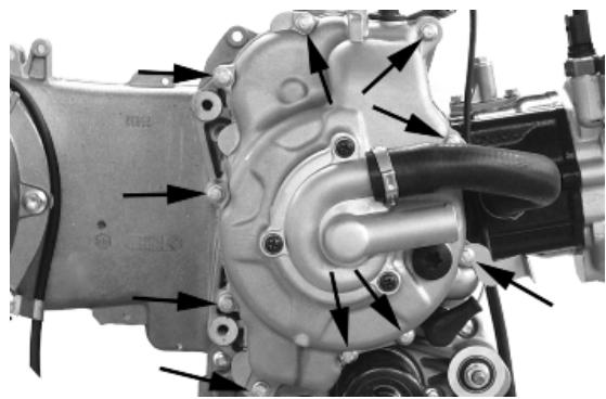 PIAGGIO X7 - Removing the hub cover - 2
