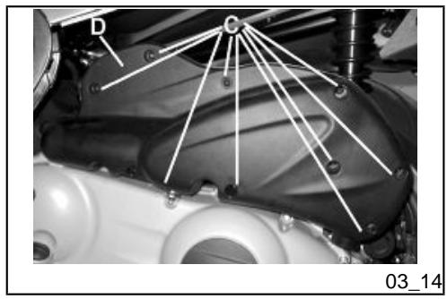 PIAGGIO X9 EVOLUTION - Removing the sides (03_09, 03_10, 03_11, 03_12, 03_13) - 5
