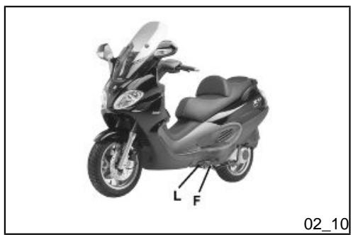 PIAGGIO X9 EVOLUTION - CENTRE STAND - 1