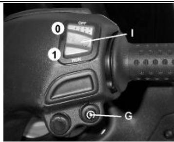 PIAGGIO X9 EVOLUTION - Start-up button (01_22) - 1