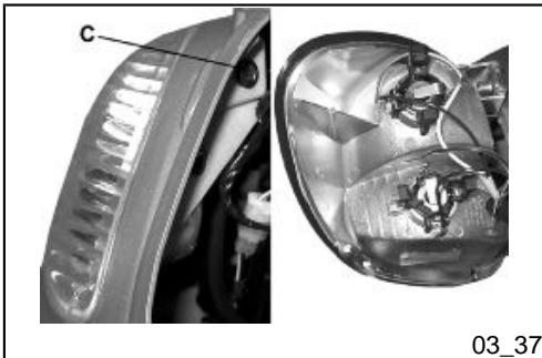 PIAGGIO X9 EVOLUTION - Rear optical unit (03_35, 03_36, 03_37) - 2