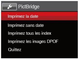 KODAK FZ151 - Utilisation du menu pictbridge - 1
