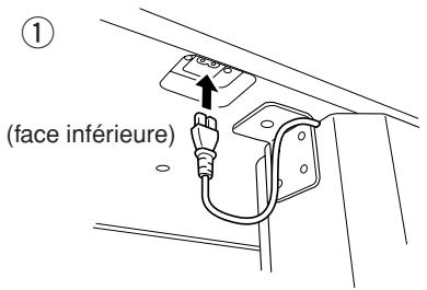 YAMAHA N-100 - Branchez le cordon d'alimentation. - 1