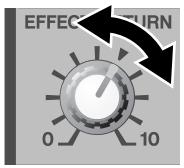 YAMAHA EMX-512SC - Utilisez le bouton EFFECT RTN de la section MAIN pour régler la profondeur globale des effets. - 1