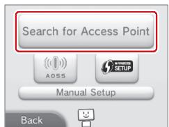 NINTENDO NEW 3DS - Tap Search for Access Point. - 1