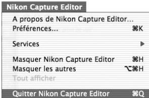 NIKON CAPTURE - Quitter Nikon Capture 4 Editor - 2