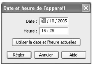 NIKON CAPTURE - Régler la date et l'heure... - 1