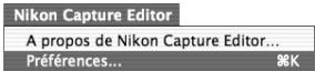 NIKON CAPTURE - Preférences de Nikon Capture 4 Editor - 2