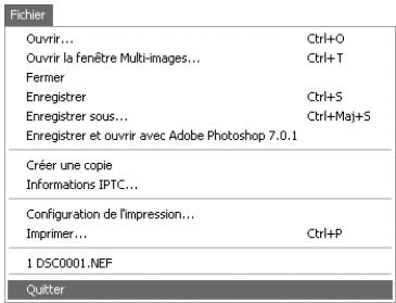 NIKON CAPTURE - Quitter Nikon Capture 4 Editor - 1