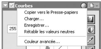 NIKON CAPTURE - Le sous-menu Paramètres des Courbes - 1