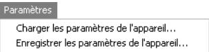 NIKON CAPTURE - Sauvegarde et chargement des paramètres de contrôle de l'appareil photo - 1